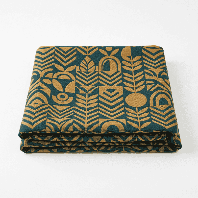 Bed Runner — Woven Jacquard