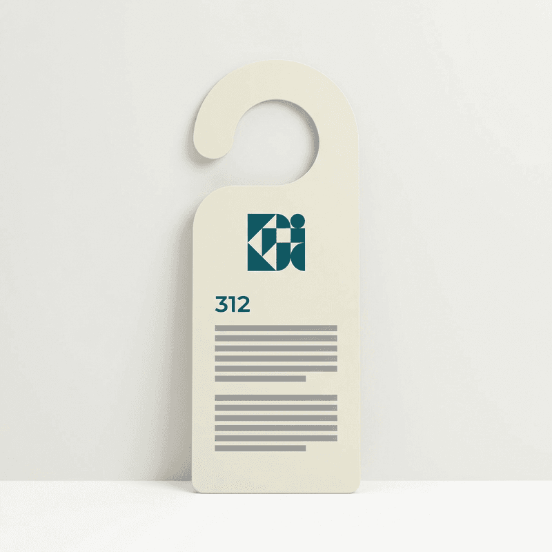 Do Not Disturb Hanger — Double-Sided Board