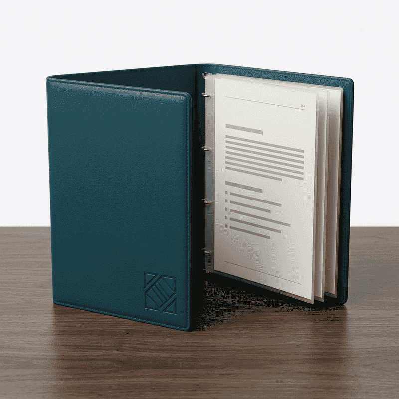 In-Room Compendium — Leatherette Folder